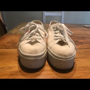 Superga white sneakers